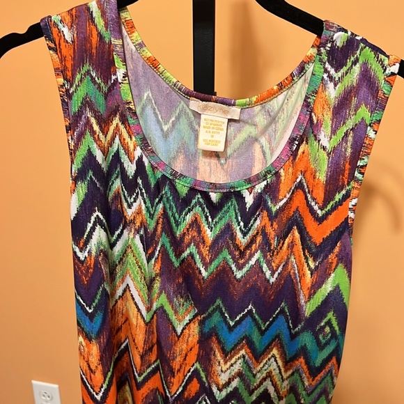 Kloziyne colorful shift dress size s - Picture 2 of 5